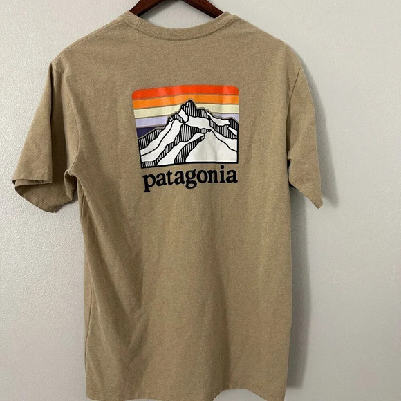 Men's Line Logo Ridge Pocket Responsibili-Tee sz Small - Picture 3 of 3